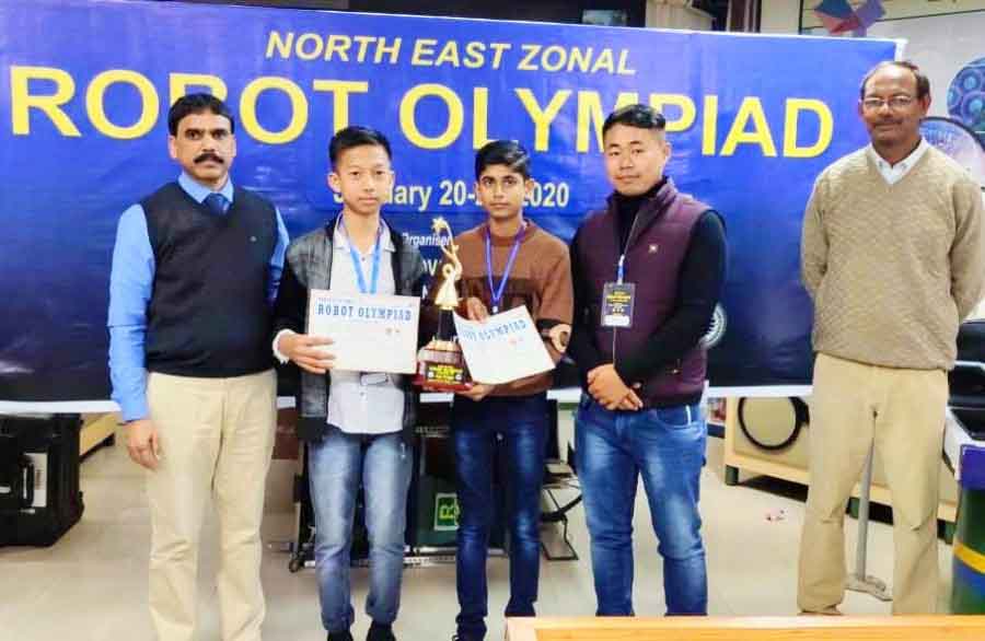 Nagaland team wins North-East Zonal Robot Olympiad 2020